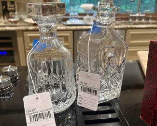 Waterford Decanter (A) , Waterford Decanter (B) 