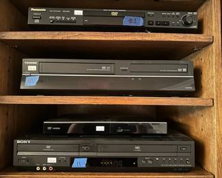Sony SLV-D380P DVD/VHS Player, Sony DVP-SR510H , Panasonic DVD-RV32 