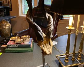 Vtg. Hudson's Faux Kudu Horns B 