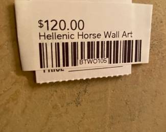 Hellenic Horse Wall Art 