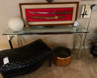 Vtg Thai carved wood sword