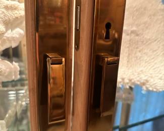 Henredon wood and glass display cabinet 