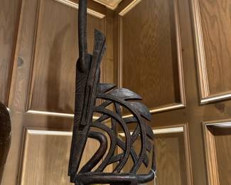 Bambara Chi Wara Wood Sculpture 