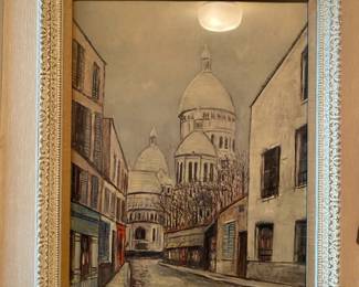 Framed Maurice Utrillo Sacre Coeur 