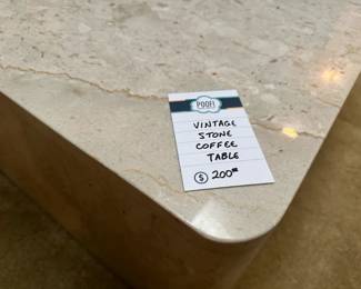 Vintage Stone Coffee Table