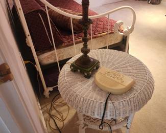 Rattan Side Table $75