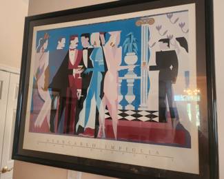 Giancarlo Impiglia, American Framed Print "Night People" $250