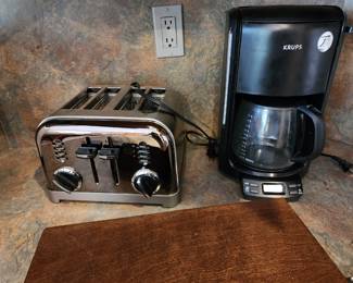 Toaster $15, Coffee Pot $10