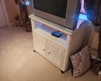 Rattan TV Stand $50