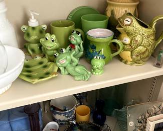 Our client LOVED frogs!