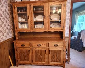 Amish-made hutch