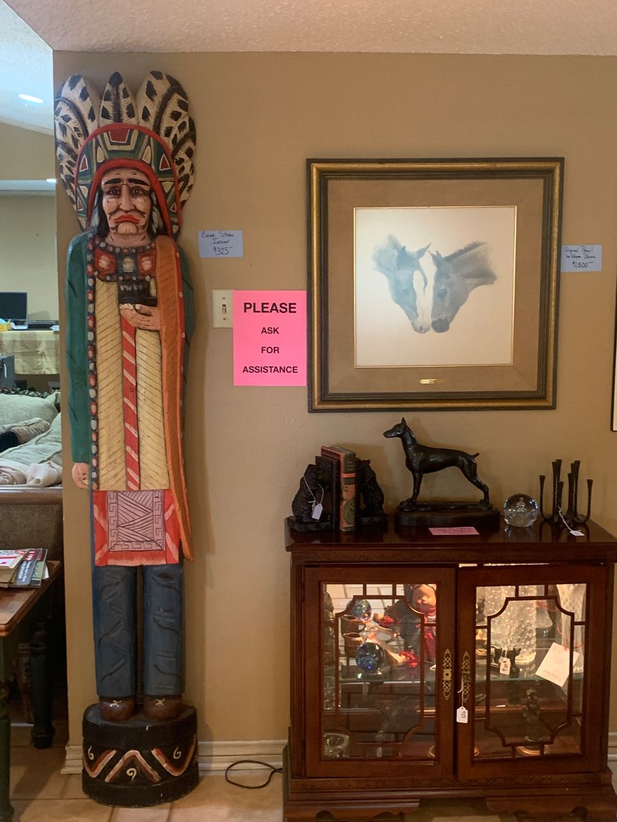 Our CHIEF & Mascot Cigar Store Indian 🛶 🪶