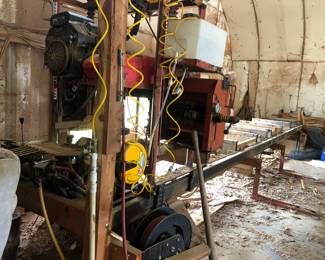 2002 Timber King Band Mill - hitch and axils available - can be towed with pickup - 26ft hitch - last used June 2024 - runs well - no issues