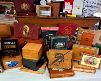 1st of several sales of cigar boxes.