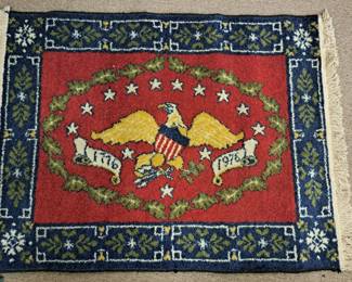 Area rugs. 1776-1976 Bicentennial area rug 3' x 4' 