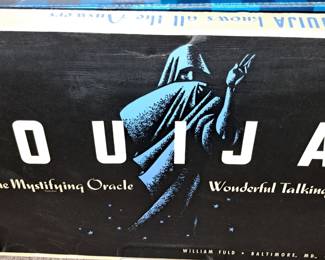 Vintage and modern board games. "Ouija"