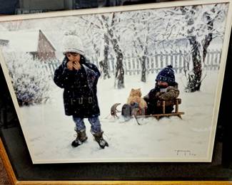 "Winter Blanket" framed print  by Robert Duncan 1997