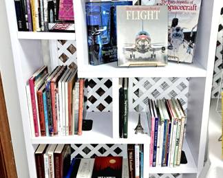 Wide variety of books. Coffee table books
