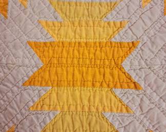 Many vintage quilts and blankets 