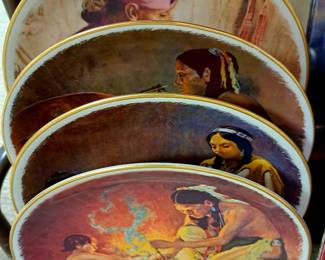 Native American Indian collector plates