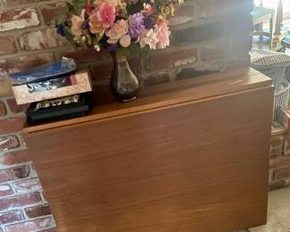 Large table folds to fit in small spaces!