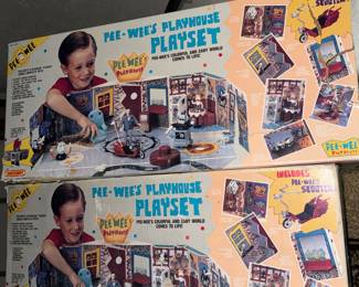 2 BRAND NEW Vintage Pee Wee’s Playhouse Playsets by Matchbox