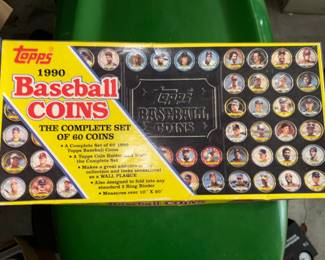 Topps 1990 MLB Baseball complete coin sets