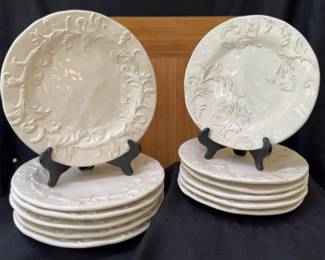 Embossed Floral Dishware