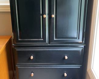 Black Storage Cabinet