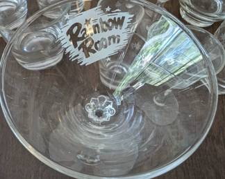 Rainbow Room Glassware