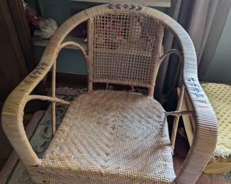 wicker chair