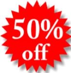 50% off Saturday (Excluding refrigerator & gas range)