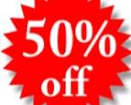 50% off Saturday (Excluding refrigerator & gas range)