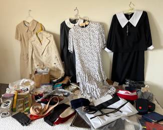 Vintage clothes plus other vintage items