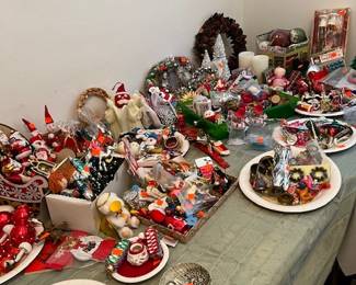 Large assortment of Christmas items..many are vintage