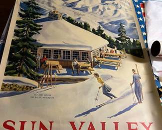Vintage Sun Valley Idaho Posture