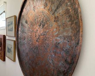 Vintage Islamic Tin copper /4 feet