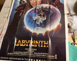 Vintage Movie Poster..Labyrinth