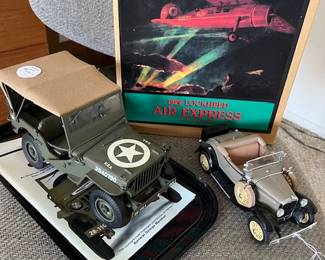 Vintage Wings of Texaco/1929 Lockheed Air Express, 1931 Ford Model A Roadster, World War II Jeep Replica..and more...