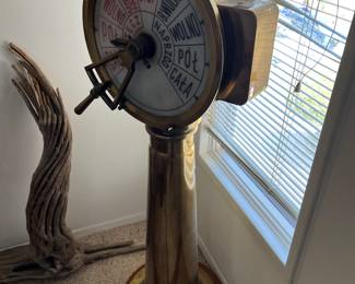 Antique Nautical Engine order telegraph