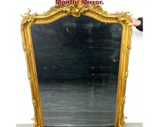 Lot 1654 Large Decorative Gilt Frame Over Mantle Mirror. 