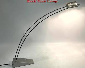 Lot 1221 Post Modern Industrial Style arc Desk Task Lamp. 