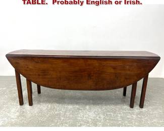 Lot 1608 A LARGE GEORGE III HUNTWAKE TABLE. Probably English or Irish. 