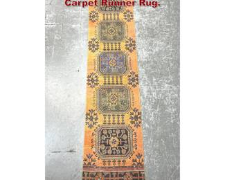 Lot 1628 12 x 2 6 Handmade Oriental Carpet Runner Rug. 