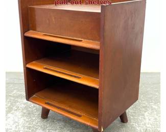 Lot 1323 Edmond Spence stand with drawer pull out shelves