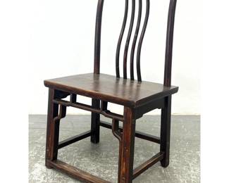 Lot 1607 Antique Huanghuali Side Chair. 