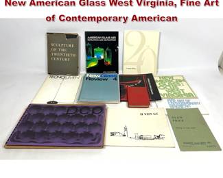 Lot 1783 Vintage Catalogues. Tecno Lumen, New American Glass West Virginia, Fine Art of Contemporary American