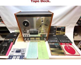 Lot 1666 Teac A4300 Reel to Reel Stereo Tape Deck.