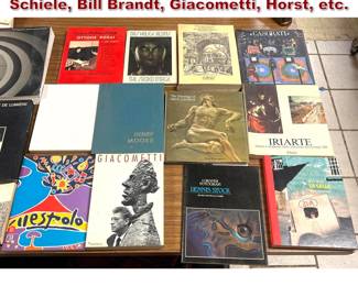 Lot 1785 100 Art Books. Henry Moore, Egon Schiele, Bill Brandt, Giacometti, Horst, etc.