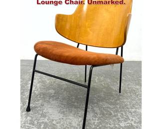 Lot 1411 B Kofod Larsen Selig Penguin Lounge Chair. Unmarked.
